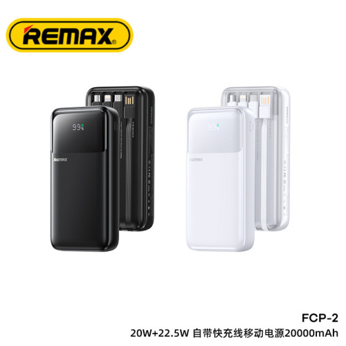 پاوربانک ریمکس مدل FCP-2 | ظرفیت ۲۰۰۰۰ میلی آمپر
