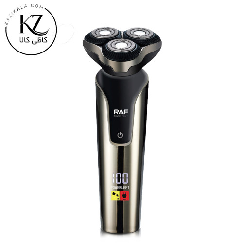 ریش‌تراش برقی سه تیغه RAF مدل R.4060 با نمایشگر دیجیتال و شارژ USB