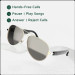 عینک آفتابی هوشمند Green Lion Helsinki Smart Audio Glasses – Black