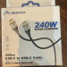 کابل شارژMIMTECH سوپر فست شارژ مدل 240W USB-C to USB-C با روکش کنفی (در طول‌های ۱.۲ و ۲ متری)