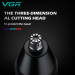 موزن گوش، بینی و ابرو وی جی آر VGR V-613 | دو کاره، شارژی و کاملا ضد آب