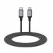 کابل شارژMIMTECH سوپر فست شارژ 2متری مدل 240W USB-C to USB-C با روکش کنفی
