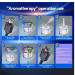 شارژر USB خودرو: 5 در 1 با قابلیت شارژ سریع 66 وات مدل جدید: شارژر کشویی ستاره‌ای به همراه خوشبوکننده هوا و 2 پورت USB