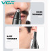 موزن گوش، بینی و ابرو وی جی آر VGR V-613 | دو کاره، شارژی و کاملا ضد آب